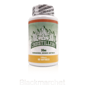 30mg CBD Isolate Infused Softgels -THC FREE, 60 Count