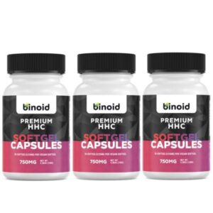 Premium HHC Capsules – Softgel Capsules 750mg