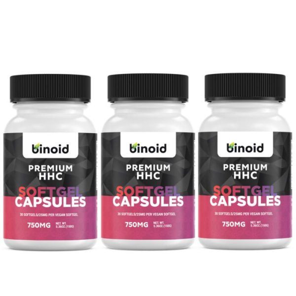 Premium HHC Capsules – Softgel Capsules 750mg