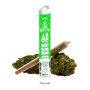 Hemp Living – Delta 8 Flower 1g Pre-Roll – Sweet Island Skunk