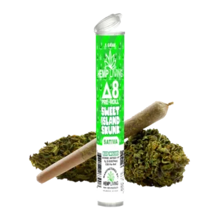 Hemp Living – Delta 8 Flower 1g Pre-Roll – Sweet Island Skunk